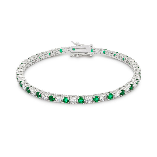 Evergreen Tennis Bracelet