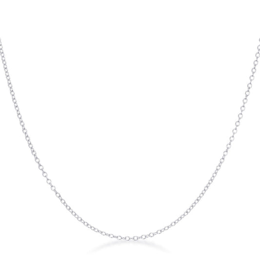 Delicate Sterling Silver Link Chain