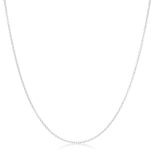 Delicate Sterling Silver Link Chain