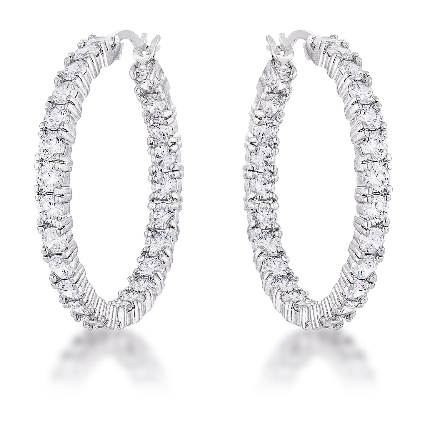 Eternity Hoop Earrings