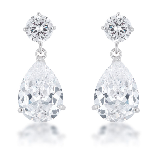 Shimmering CZ Earrings