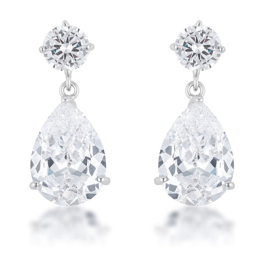 Shimmering CZ Earrings