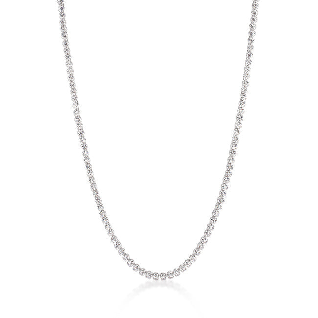 Long Elegant Cubic Zirconia Necklace