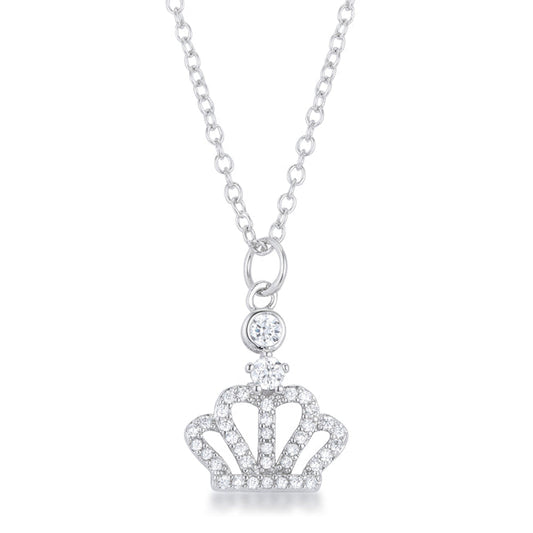 Tabitha 0.5 ct Crown Pendant