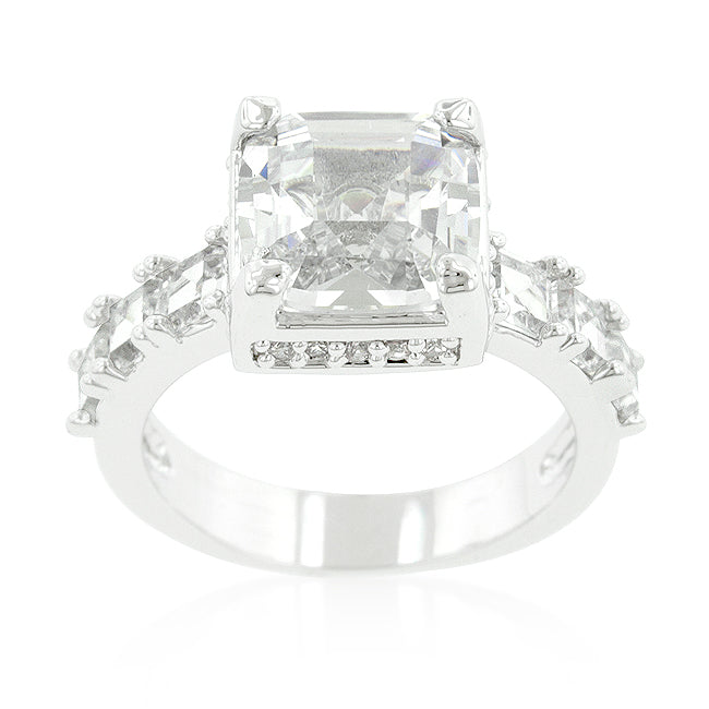 Asscher Cut Engagement Ring