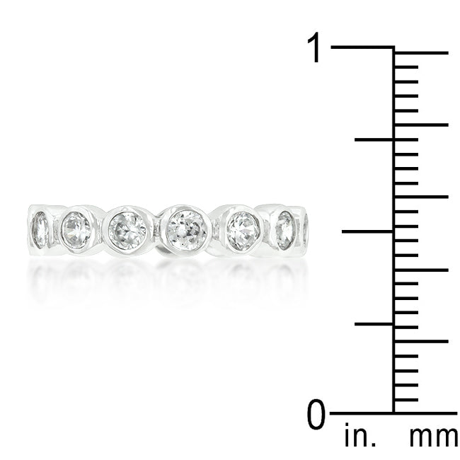 Linked Bezel Eternity Band