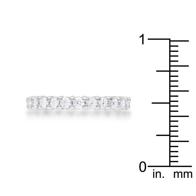 Cubic Zirconia Eternity Band