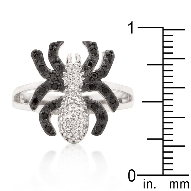 Cubic Zirconia Spider Fashion Ring